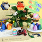 Impossmaker 12PCS 3D Printed Easter Dragon Eggs with 3D Printed Dragon Inside, Micro Easter Basket Stuffers Mini Dragon Egg Set