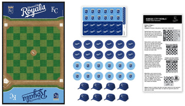 Masterpieces Mlb Kansas City Royals Checkers Board Game