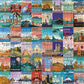 World Landmarks Travel Puzzle 1000 Pieces For Adult, Landscape Scene Jigsaw Puzzle Of World Most Visited Tourist Attractions, Tr