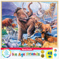 MasterPieces 48 Piece Fun Facts Jigsaw Puzzle for Kids - Ice Age Friends Wood Puzzle - 12x12