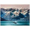 MyPuzzle Alaska Whales - enhanced 500 Piece Jigsaw Puzzle - Made in USA