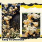 142 Pieces Black And Gold Balloon Garland Arch Kit Black And Gold Balloons Confetti Latex Balloons Black And Gold Party Decorati