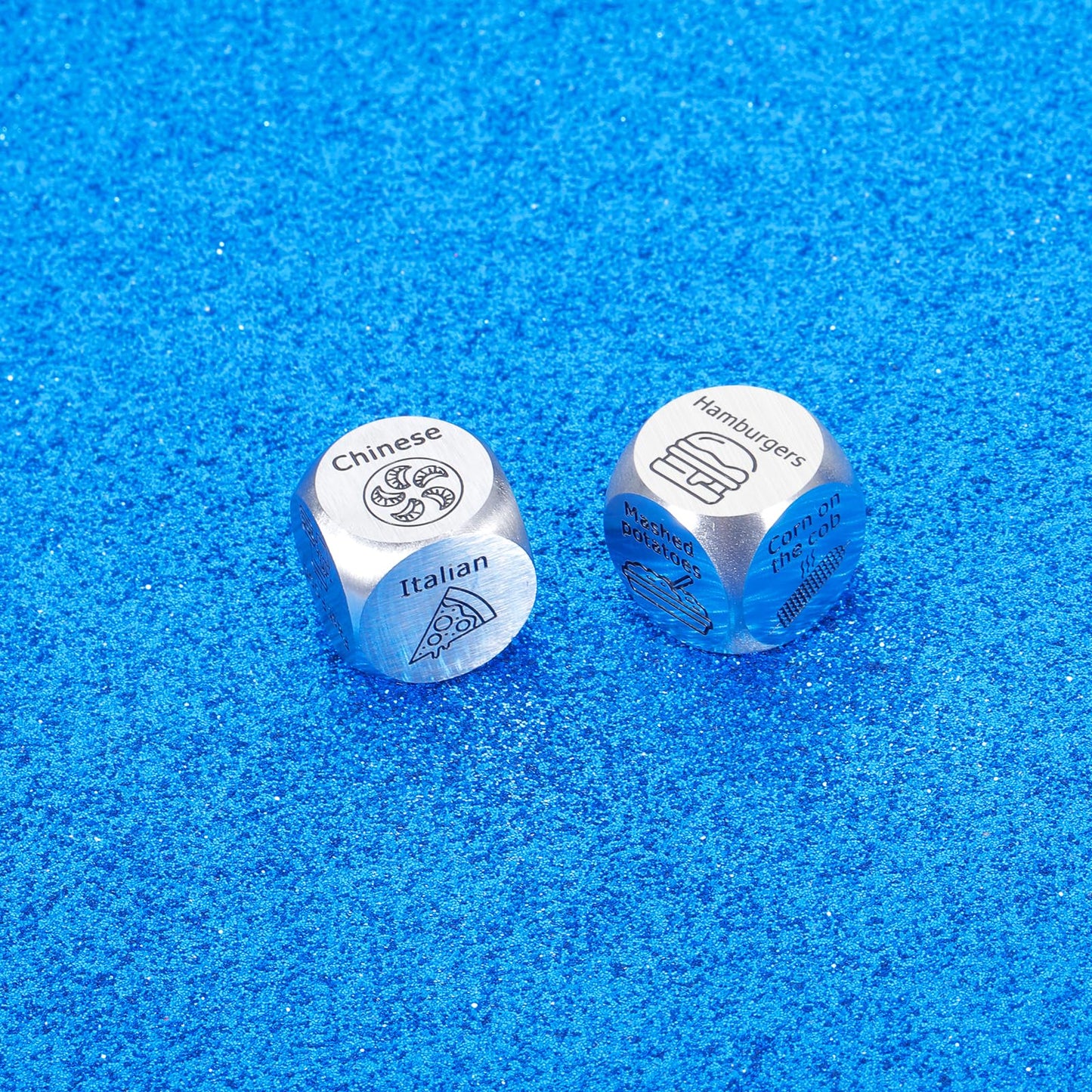 2Pcs Funny Food Dice Valentines Day Gifts For Him Her Husband Wife Anniversary Couple Gifts For Boyfriend Girlfriend His And Her