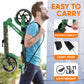 Hurtle Lightweight And Foldable Kick Scooter - Adjustable Scooter For Teens And Adult, Alloy Deck With High Impact Wheels (Camouflage)