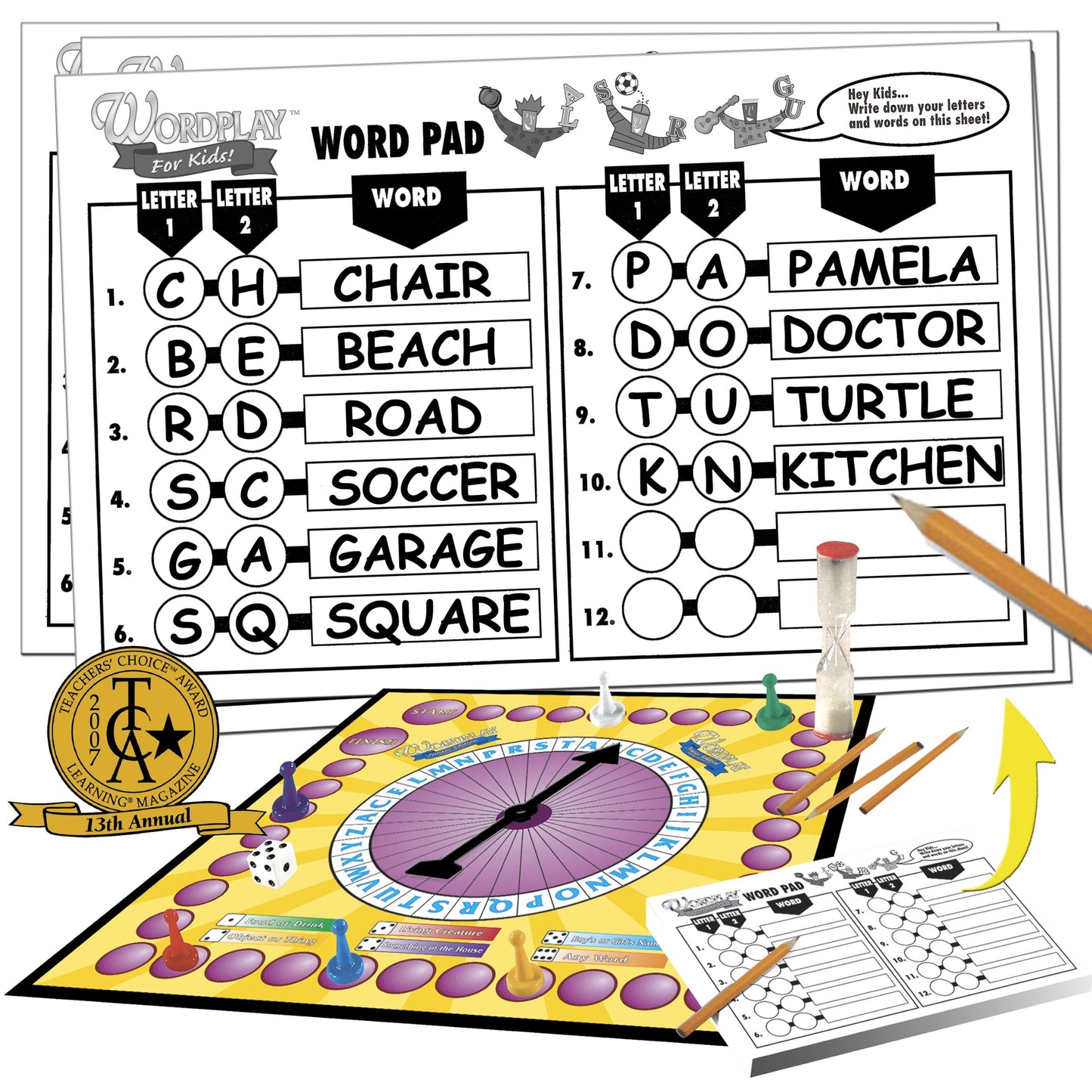 Game Development Group Wordplay for Kids - Fun Educational Game, Multicolored, Ages 6+, Model 11128