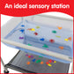 Edxeducation Desk Top Water Tray And Stand - Preschool Supplies For Outdoor Sensory Play - 23    H - Sand And Water Table - Lock