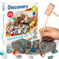 Discovery Kids Gemstone Dig Stem Science Kit by Horizon Group Usa, Excavate, Dig & Reveal 11 Real Gemstones, Includes Goggles, E