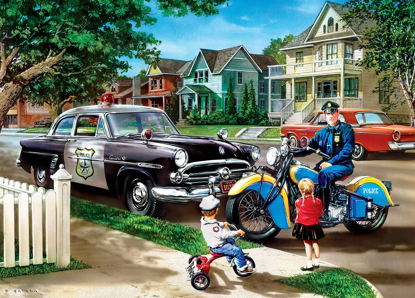 MasterPieces 1000 Piece Jigsaw Puzzle for Adults, Family, or Youth - Neighborhood Patrol - 19.25x26.75