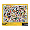 AQUARIUS 3000 Piece Jigsaw Puzzle - Peanuts Cast, Glare Free, 32x45 Inches, Multicolor, Model 68516
