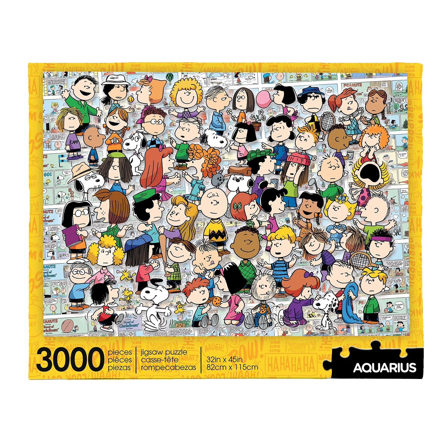 Aquarius Peanuts Cast Puzzle (3000 Piece Jigsaw Puzzle) - Officially Licensed Peanuts Merchandise & Collectibles - Glare Free -