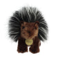 Aurora® Realistic Miyoni® Porcupine Stuffed Animal - Black, 10 Inches - Lifelike Detail for Cherished Companionship