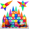 PicassoTiles PT82 Creativity Set Magnet Building Tiles Clear Color Magnetic 3D Building Block - Creativity Beyond Imagination! E