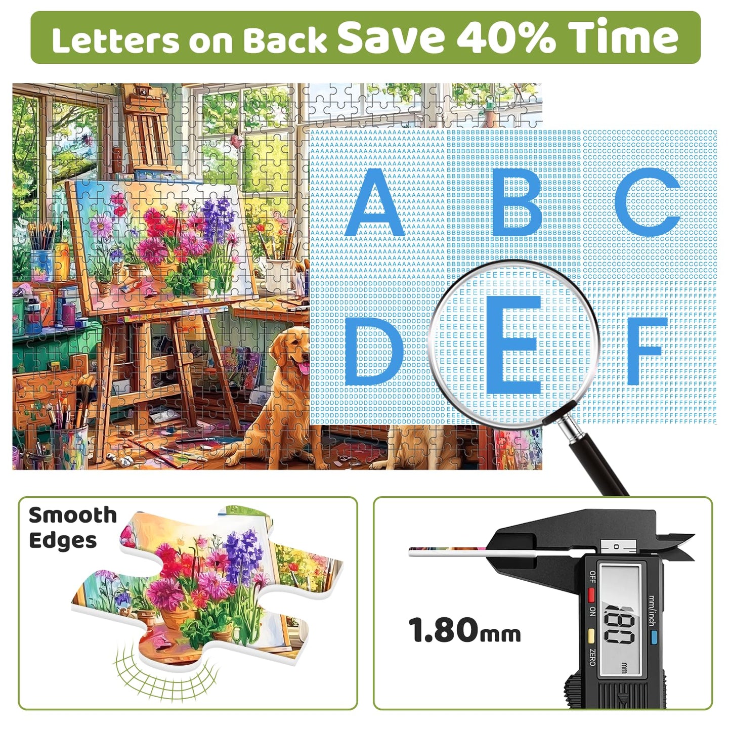 Jigsaw Puzzles for mature-themed 500 Piece 500 Piece Puzzles for mature-themeds Funny Puppy Theme Jigsaw Puzzles 500 Pieces Animal Pet Lover Challenging Puzzles Game Family Activity Party Gift Toy 20.5x15 in