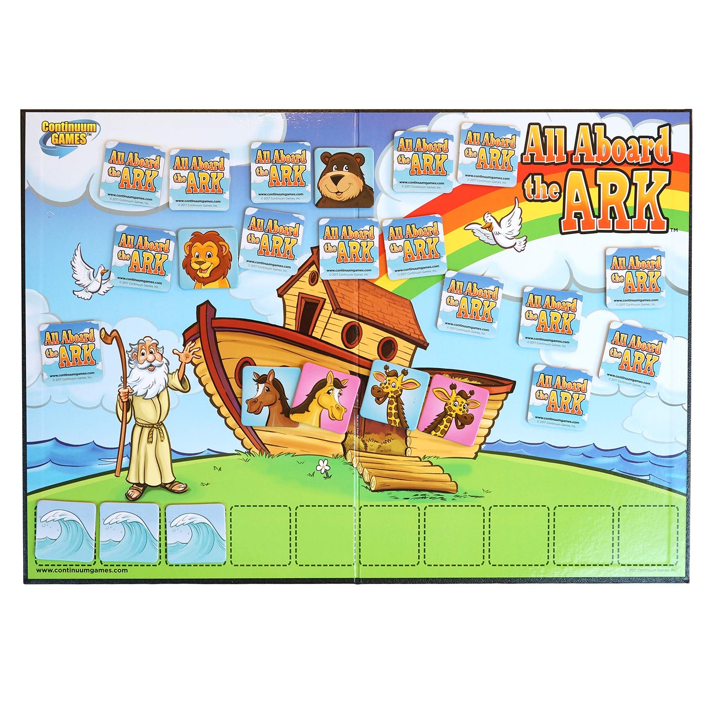 Continuum Games - All Aboard The Ark Board And Matching Game - Kids Ages 4 And Up
