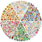 DTOFOOT 300 PCS Plant Flower Stickers - Waterproof Vinyl, Sunflower, Green Leaf, Mushroom Stickers for Laptop, Phone, Skateboard