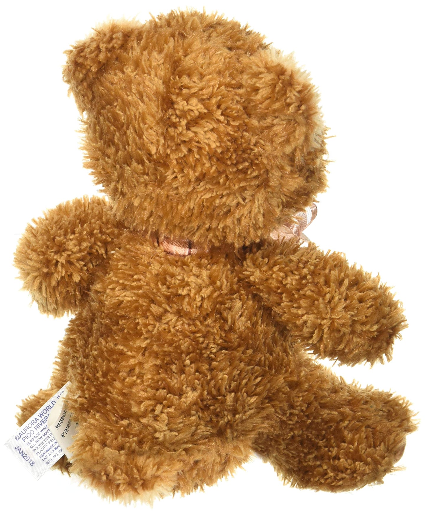 Aurora® Snuggly Bear Brown Sugar™ Stuffed Animal - Comforting Companion - Imaginative Play - 8 Inches