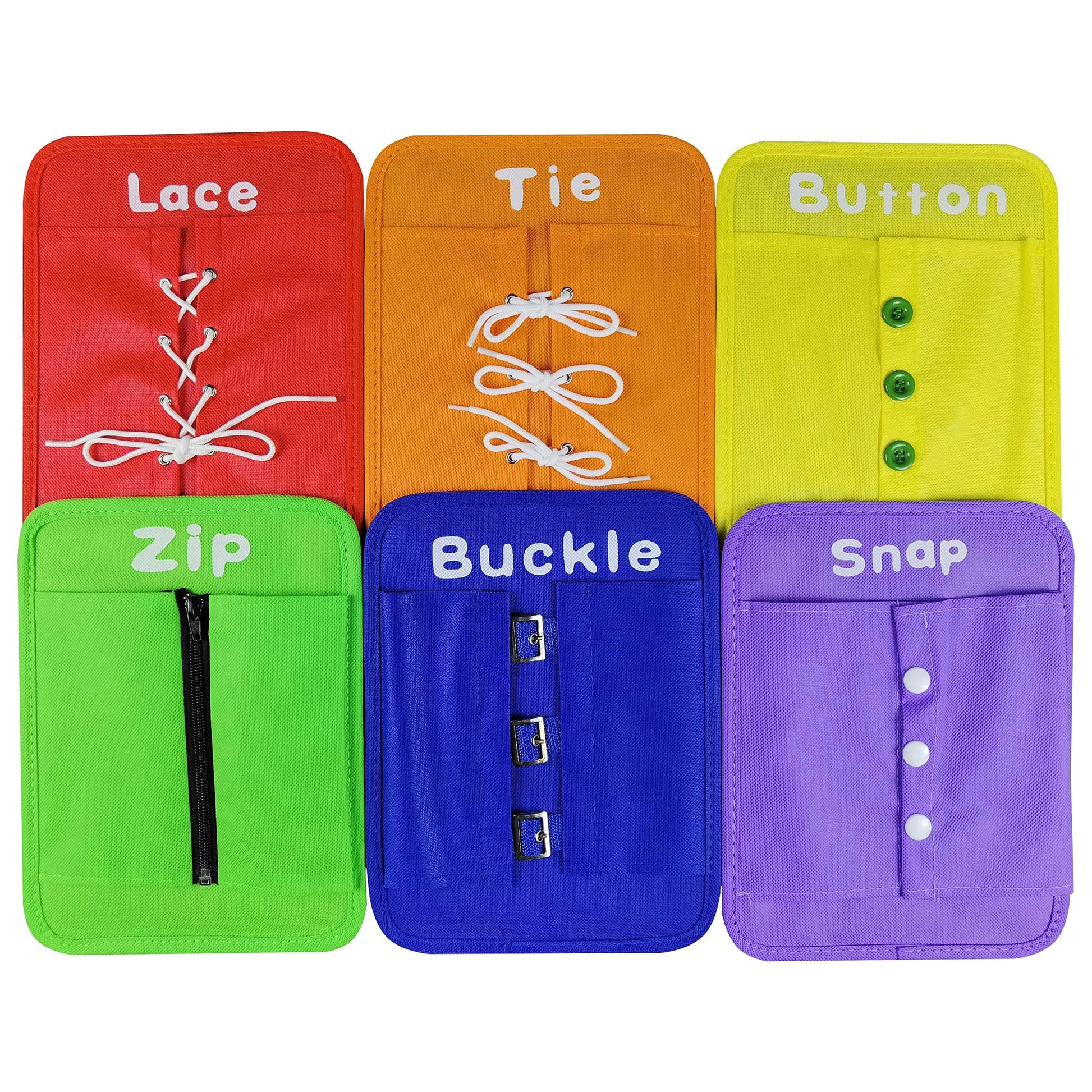 LST LISKTO Dress Learning Boards Preschool Early Educational to Basic Life Skills Dress Learning Boards Learn to Button,Buckle,Z