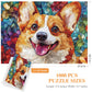 All4Jig Dog Corgi Fun Jigsaw Puzzles For Adults And Kids, 1000 Pieces, Christmas Secret Santa Gift, White Elephant Gifts For Dog