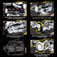SANGQAOFU V8 Engine Model Kit That Works  Visible Building Blocks Sets with APP Control  Motor & LED Light  Model Car Kits for mature-themeds & Boys Kids 14+ Year Old (689 PCS)