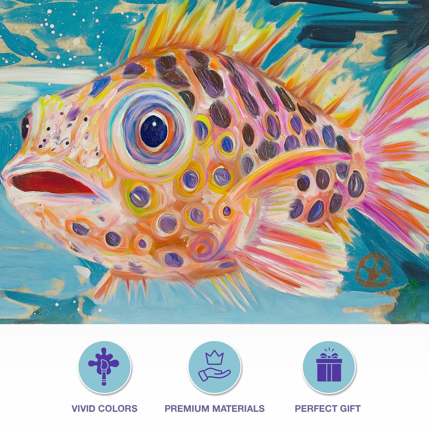 Cross & Glory - Pufferfish Odyssey: A Deep Sea Masterpiece - 1000 Piece Jigsaw Puzzle For Adults | Best New Ocean Art Puzzle | V