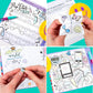Just My Style Pop & Color Sketchbook Set for Kids, Medium, Multi, Includes Stickers & Mindfulness Activities, Model 214455