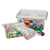 Plus Plus - Open Play Set - 7,000 Piece In Storage Tub - Basic, Neon, & Pastel Color Mix - Construction Building Stem Toy, Interlocking Mini Puzzle Blocks For Kids