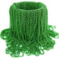 Rukie 144 Pcs St.patricks Day Beads Bulk, 33 Inch 7mm Green Carnival Beaded Necklaces Decorations For St.patricks Day Festivals,