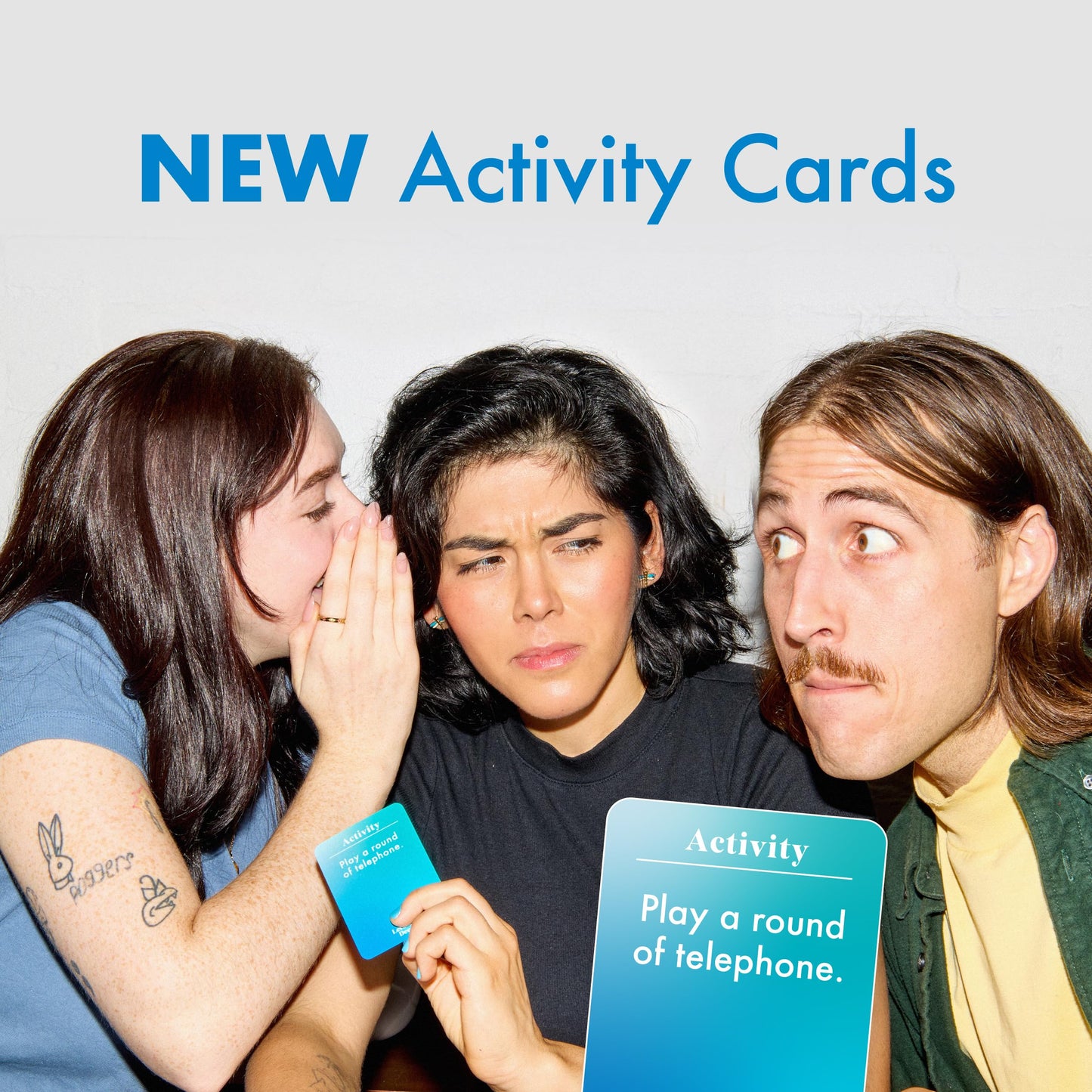 WHAT DO YOU MEME? Let's Get Deep: Friends Edition Card Game, 400 Question Cards, 4.5x2.5x8.5 inches, Multicolor, Model DEEP471