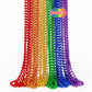 Eoboh 12Pcs Pride Accessories, Pride Lgbtq Beads Necklace Stuff, Metallic 6 Kinds Of Rainbow Necklace Bulk, Gay Lesbian Lgbt Cos
