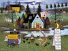 Buffalo Games 1000 Piece Jigsaw Puzzle - Charles Wysocki Know It All Americana Folk Art, Paper Material