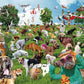 Better Me 1000-Piece Pooping Puppies Jigsaw Puzzle - Funny Dog Theme, Cardboard, Multicolor, Super Poopinator 3000
