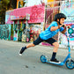 Razor A5 Lux Kick Scooter - 8" Urethane Wheels, Anodized Finish, Blue, for Kids 8+, Max Weight 220 lbs, Model 13013243