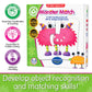 The Learning Journey My First Match It Monster Match Puzzle Game - 15 Self-Correcting Cards - Award-Winning Cardboard Toys