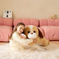 Tumyay Giant Labrador Dog Stuffed Animal Plush Soft Toy,Large Yellow Puppy Toys Jumbo 30'' Cute Big Size Huge Plushie,Birthday G