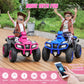 ELEMARA 2 Seater Ride on ATV, 4 Wheeler Quad Ride on Toy with 10AH Battery, Ride on Electric Big Kids