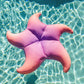 Big Joe Wavy Starfish No Inflation Needed Novelty Pool Float, Le Ombre Magenta Double Sided Mesh, Quick Draining Fabric, 5 Feet Big