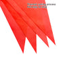 Lybutty 100 Feet Red Pennant Banners Flags String Hanging Triangle Bunting Flags,Party Decorations For Grand Opening,Kids Birthd