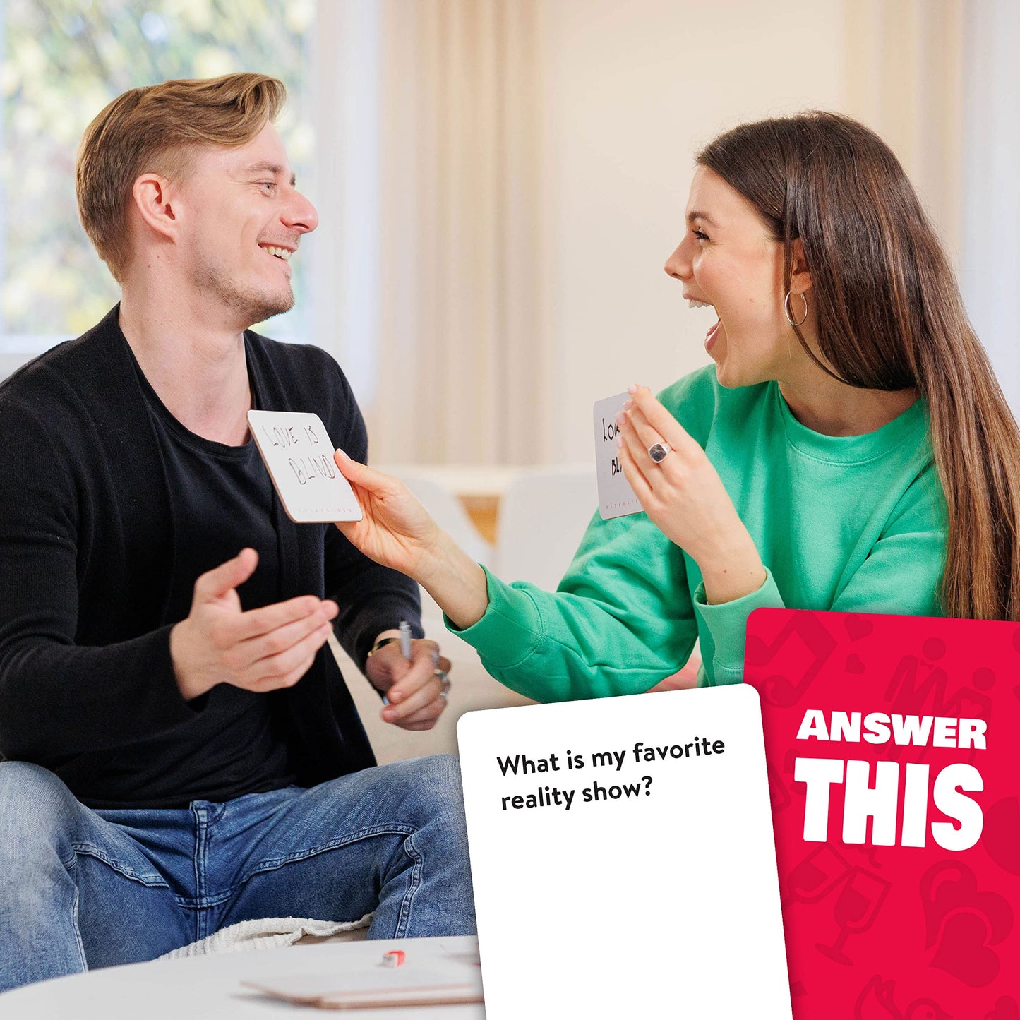 The World Game Answer This Couples Card Game - Relationship & Conversation Game for Date Night - Model ATC-2302-DE12 - Paper, Couples