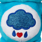 Care Bears 9'' Bean Plush (Glitter Belly) - Grumpy Bear - Soft Huggable Material!