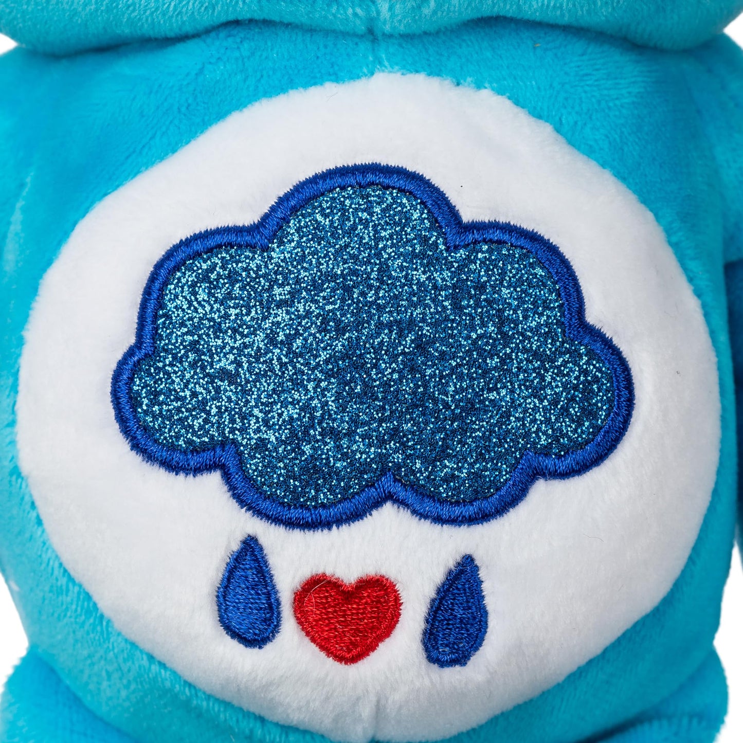 Care Bears 9'' Bean Plush (Glitter Belly) - Grumpy Bear - Soft Huggable Material!