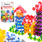 Picassotiles Construction Building Chips Block 300 Piece Set Interlocking Plastic Disc Stem Learning Toy Creative Education Chil