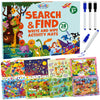 Benben Preschool Learning Activities, 28 Pages, Search And Find Books, Busy Book Travel Game For Road Trip, Kindergarten Educational Toys, Birthday Gift For Kids Toddlers Ages 3 4 5 6