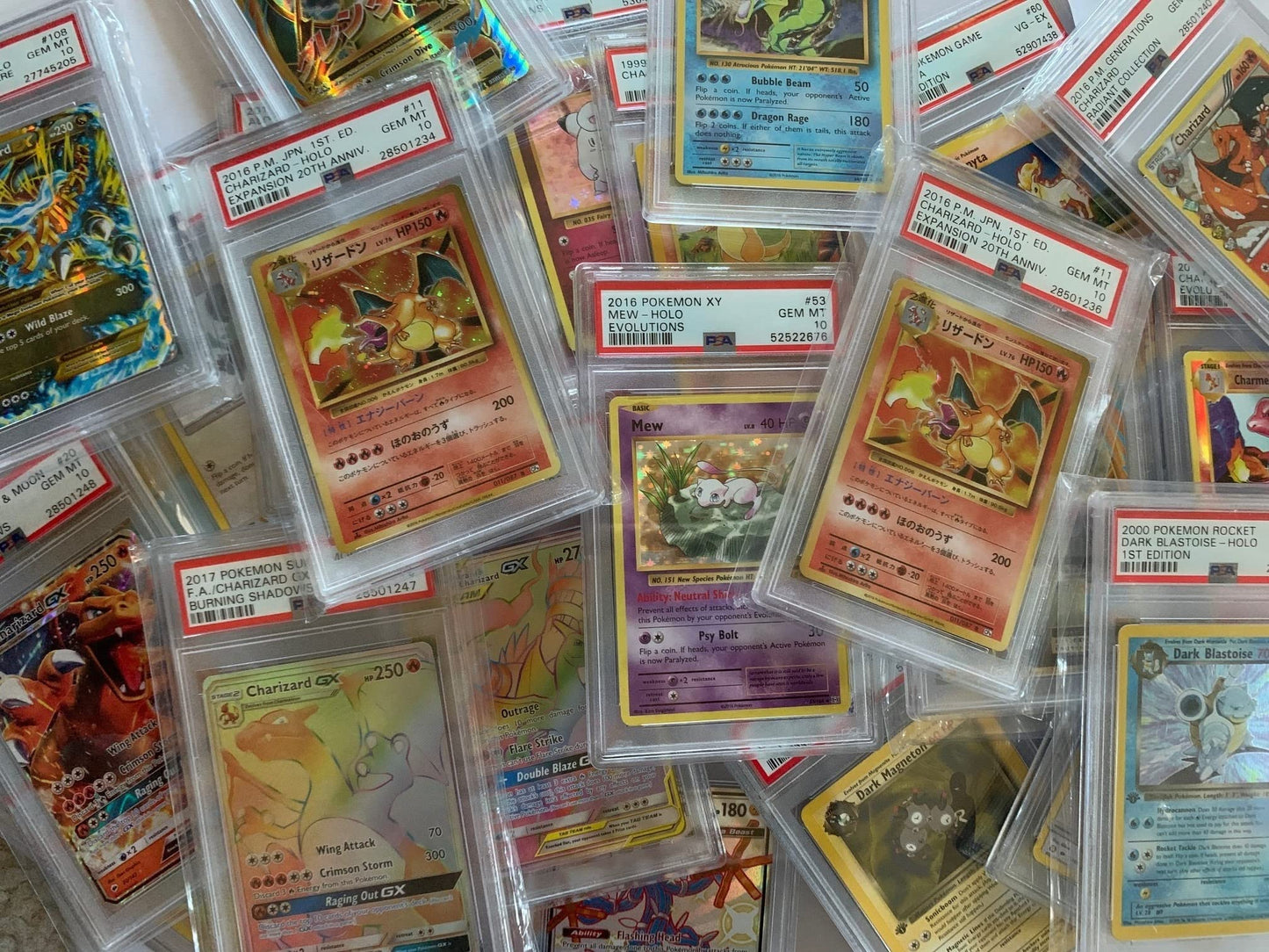Pokemon PSA Graded Encased Card Display Case - Clear Acrylic Protection