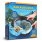 Blue Marble Gold Panning Kit For Kids - Kids Gold Mining Kit, Learn To Pan For Gold, Includes Pay Dirt With Real Pyrite Specimen
