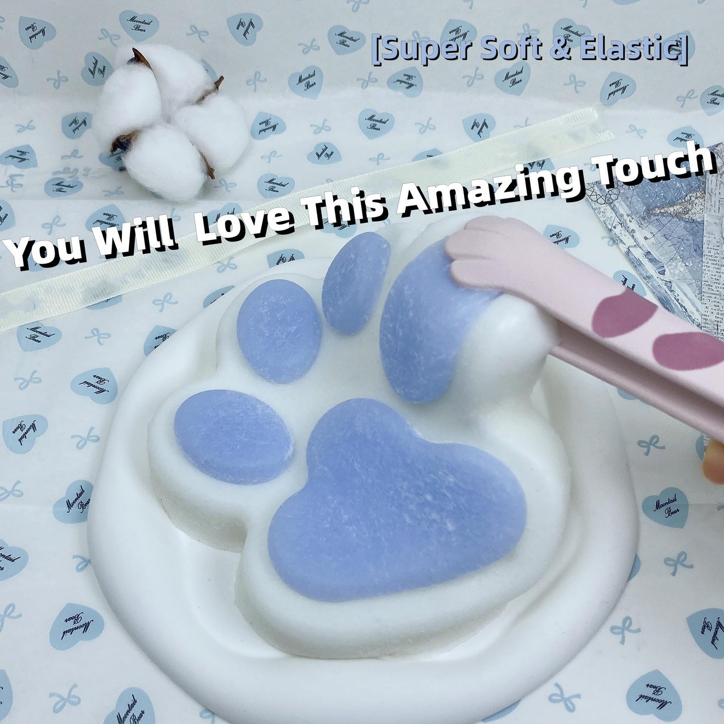 Big Cat Paw Squishy 5.5 Inch Large Size Squishies Squeeze Toys Pinch Family Squishy Cute Soft Silicone Giant Cats Paw Tangcii Fi
