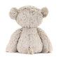 Demdaco Pocket Prayer Teddy Bear Soft Grey 11 Inch Plush Fabric Stuffed Animal Toy