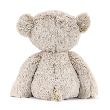 Demdaco Pocket Prayer Teddy Bear Soft Grey 11 Inch Plush Fabric Stuffed Animal Toy