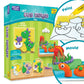 Imagimake Clay Murals  Dino  Modelling Clay & Glass Paint  5 Designs  Art & Craft Kit  Age 5 Years+, Multicolor