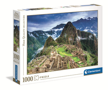 Clementoni 1000 Pieces Does Not Apply Collection-Machu Picchu Adult Jigsaw Puzzle 1000 Pieces, Made In Italy, Multicoloured, One Size, 39604