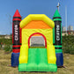 Dvreugde Outdoor & Indoor Mini Inflatable Bounce House with Blower Toddler Castle Kids Bouncy House with Slide, air Blower, Carr